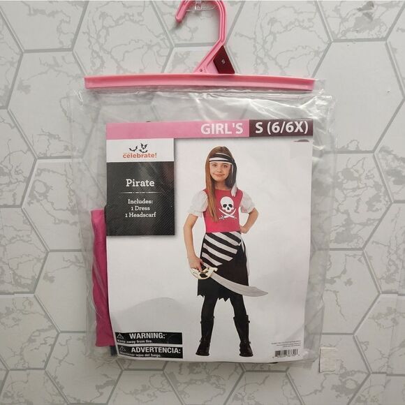 Nwt Halloween Girl's Pirate Costume - Picture 1 of 3